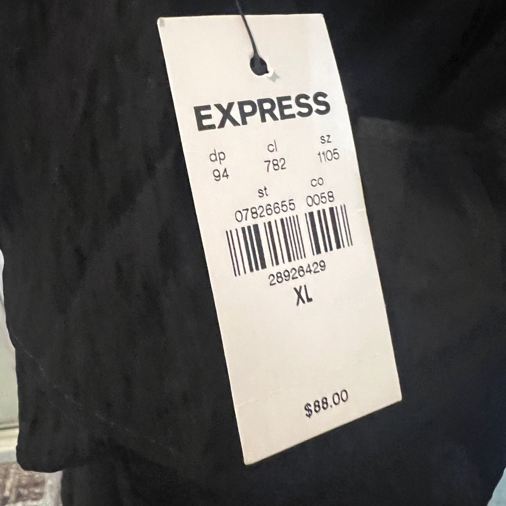 Express xl one shoulder dress new with tags never worn